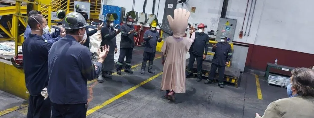 segurança das mãos no trabalho