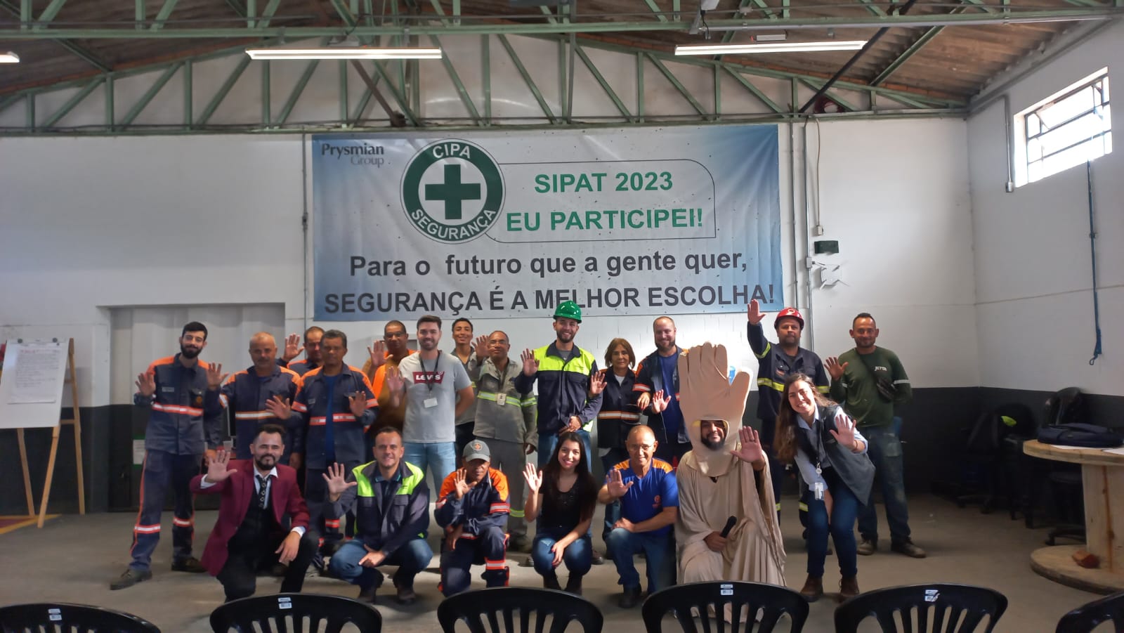 segurança das mãos no trabalho