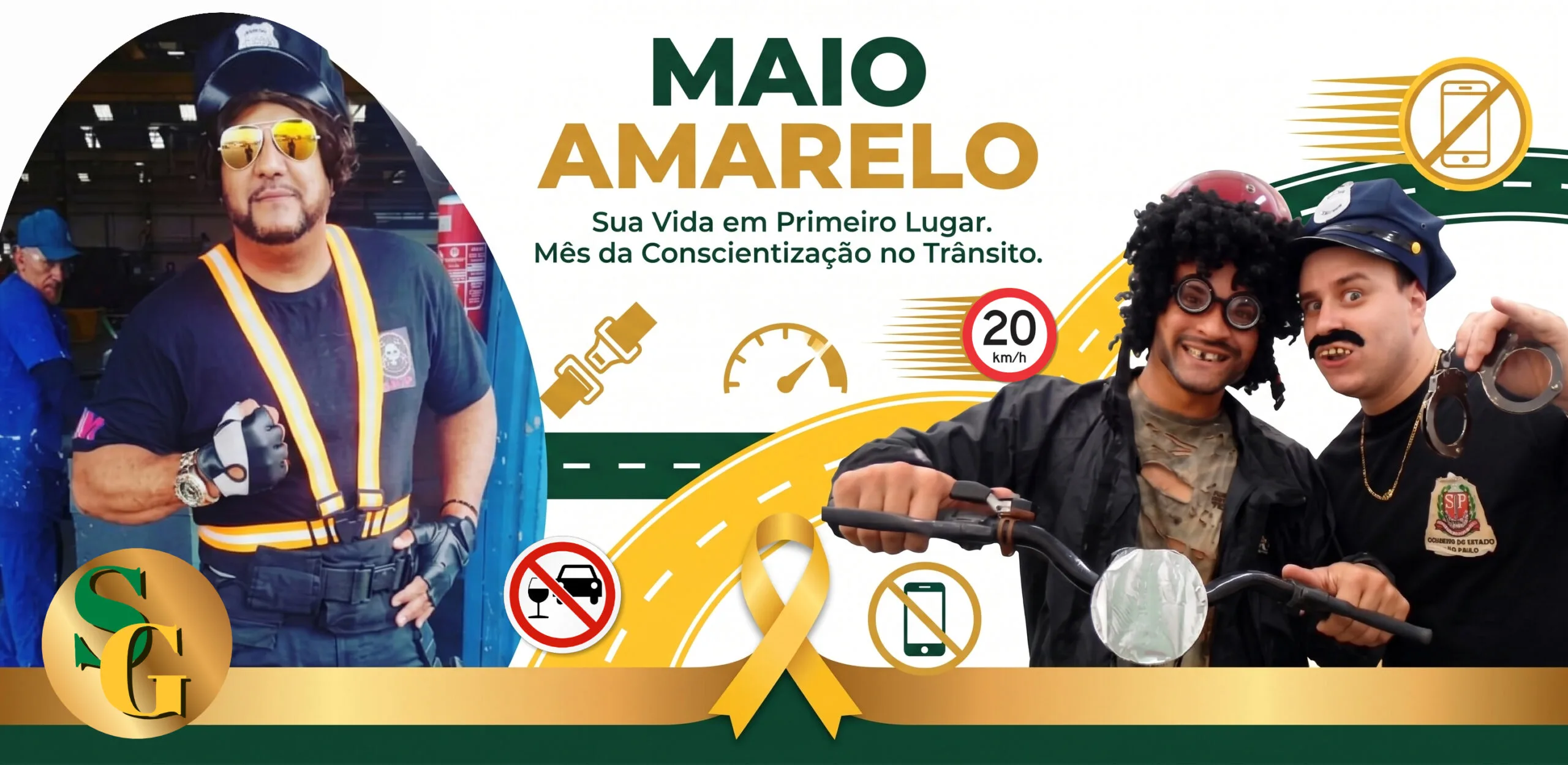 segurança no trânsito maio amarelo